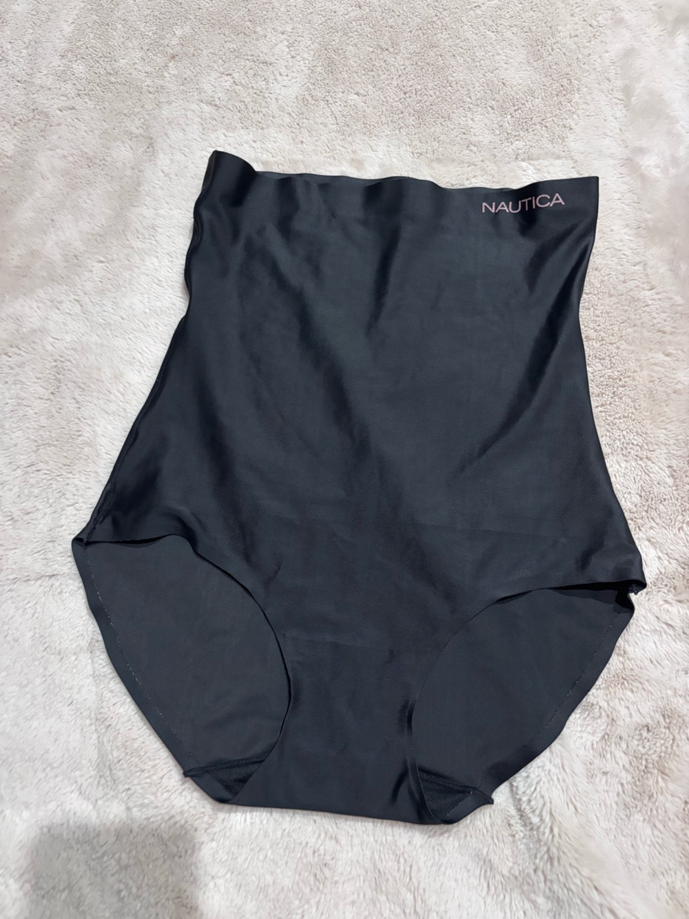 Nautica Black High-Waist Seamless Shaping Brief